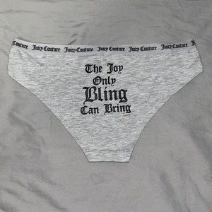 Grey juicy couture panty